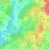 Mappa topografica Salayes, altitudine, rilievo