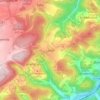 Mappa topografica Lositz, altitudine, rilievo