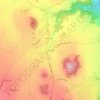 Mappa topografica Chassilhac, altitudine, rilievo
