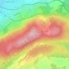 Mappa topografica Mont de Mamirolle, altitudine, rilievo