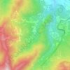 Mappa topografica Corchia, altitudine, rilievo