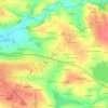 Mappa topografica Ruillé, altitudine, rilievo