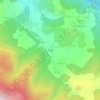 Mappa topografica Le Mas, altitudine, rilievo