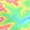 Mappa topografica Derebağ, altitudine, rilievo