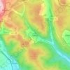 Mappa topografica Sands, altitudine, rilievo
