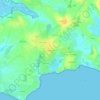 Mappa topografica Quelescouet, altitudine, rilievo