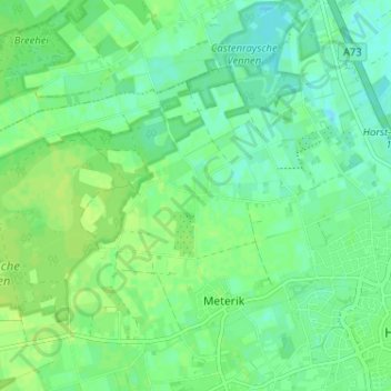 Mappa topografica Schadijk, altitudine, rilievo