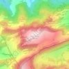 Mappa topografica Hohe Winde, altitudine, rilievo