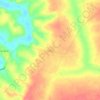 Mappa topografica Viola, altitudine, rilievo