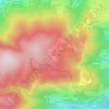Mappa topografica La Blache Pécou, altitudine, rilievo