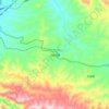 Mappa topografica 大峪沟镇, altitudine, rilievo