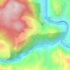 Mappa topografica Chalpon, altitudine, rilievo