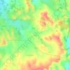 Mappa topografica Le Rey, altitudine, rilievo
