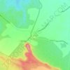 Mappa topografica Ajnale, altitudine, rilievo