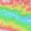 Mappa topografica Laghetti di Timau, altitudine, rilievo