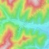 Mappa topografica Lautenbach-Zell, altitudine, rilievo