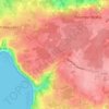 Mappa topografica Croas Golou, altitudine, rilievo