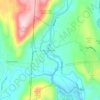 Mappa topografica Bulls Bridge, altitudine, rilievo