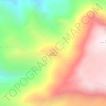 Mappa topografica Tolontag, altitudine, rilievo