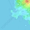Mappa topografica Colònia de Sant Jordi, altitudine, rilievo