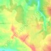Mappa topografica Piboulède, altitudine, rilievo