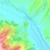 Mappa topografica Poppi, altitudine, rilievo
