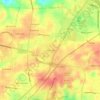 Mappa topografica Forest Hills, altitudine, rilievo