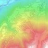 Mappa topografica Dou de la Ramaz, altitudine, rilievo