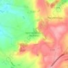 Mappa topografica Saint-Symphorien-les-Buttes, altitudine, rilievo