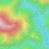Mappa topografica Lada, altitudine, rilievo