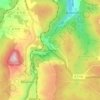 Mappa topografica Kühberg, altitudine, rilievo