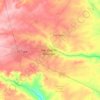 Mappa topografica San José de Guanipa, altitudine, rilievo