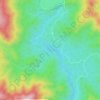 Mappa topografica Paige Bar, altitudine, rilievo