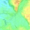 Mappa topografica La Mahaudière, altitudine, rilievo