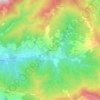 Mappa topografica Missano, altitudine, rilievo