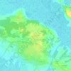 Mappa topografica Le Grand Breuil, altitudine, rilievo