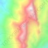 Mappa topografica Mount Tirad, altitudine, rilievo