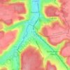 Mappa topografica Fleuzy, altitudine, rilievo