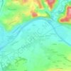 Mappa topografica Péluzac, altitudine, rilievo