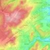 Mappa topografica Flesten, altitudine, rilievo