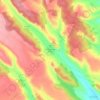 Mappa topografica Villanueva de Abajo, altitudine, rilievo