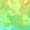 Mappa topografica Rome, altitudine, rilievo