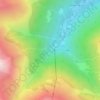 Mappa topografica Cascade d'Enfer, altitudine, rilievo