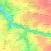 Mappa topografica La Plauderie, altitudine, rilievo
