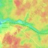 Mappa topografica Friedrichsruh, altitudine, rilievo