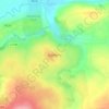 Mappa topografica Bartlemy, altitudine, rilievo