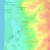 Mappa topografica La Croix, altitudine, rilievo