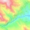 Mappa topografica Quitaracza, altitudine, rilievo