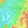 Mappa topografica Vialat, altitudine, rilievo