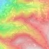 Mappa topografica Le Carnival, altitudine, rilievo